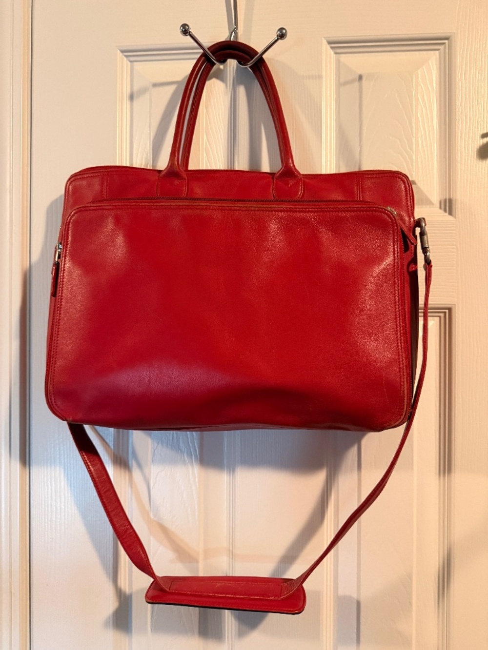 Levenger leather laptop bag